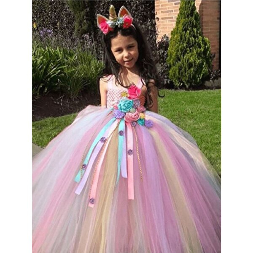 Bbays New Trend Pastel Renk Tütü Elbise Kız Çocuk Elbise Fiyatı