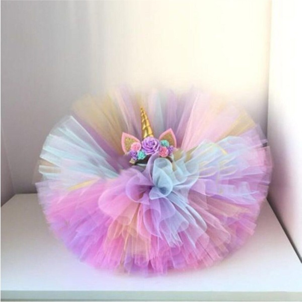 Bbays New Trend Tütü Etek Unicorn Tütü Etek,ve Unicorn Taç Kız Tütü Lastik-Bel ( Birinci Kalite Etek) Bebek Eteği Fiyatı