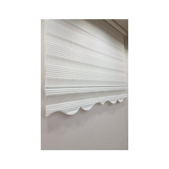 BBB MZ480 Pliseli Beyaz 190x260 Stor Zebra Perde