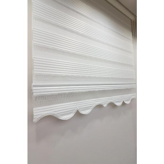 BBB MZ480 Pliseli Beyaz 190x260 Stor Zebra Perde Stor Perde Fiyatı
