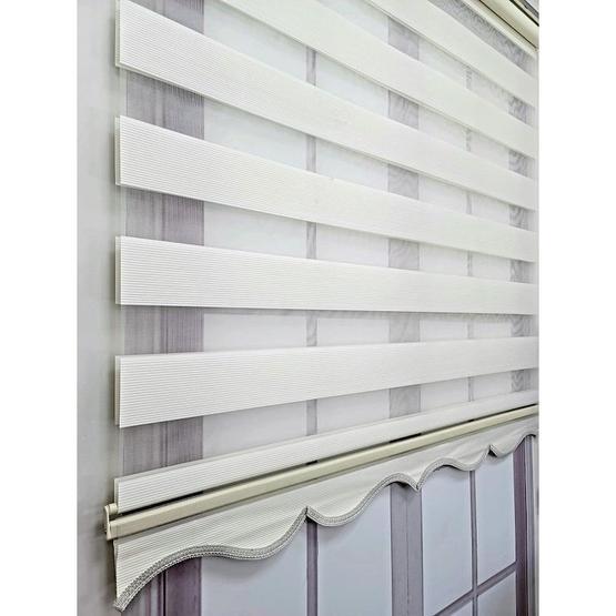 BBB MZ484 Mikro Pliseli Zebra Krem 110x200 cm Stor Perde