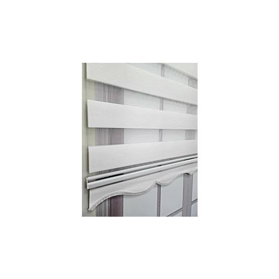 BBB MZ484 Mikro Pliseli Zebra Krem 110x200 cm Stor Perde