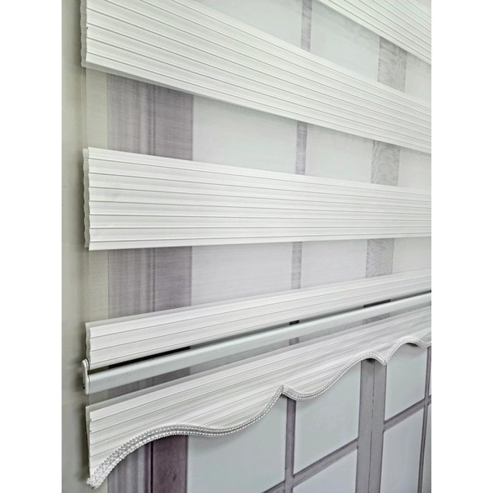 BBB Pliseli Zebra Stor Perde Sert Plastik Kasalı - Beyaz - 160 x 200 cm Perde Fiyatı