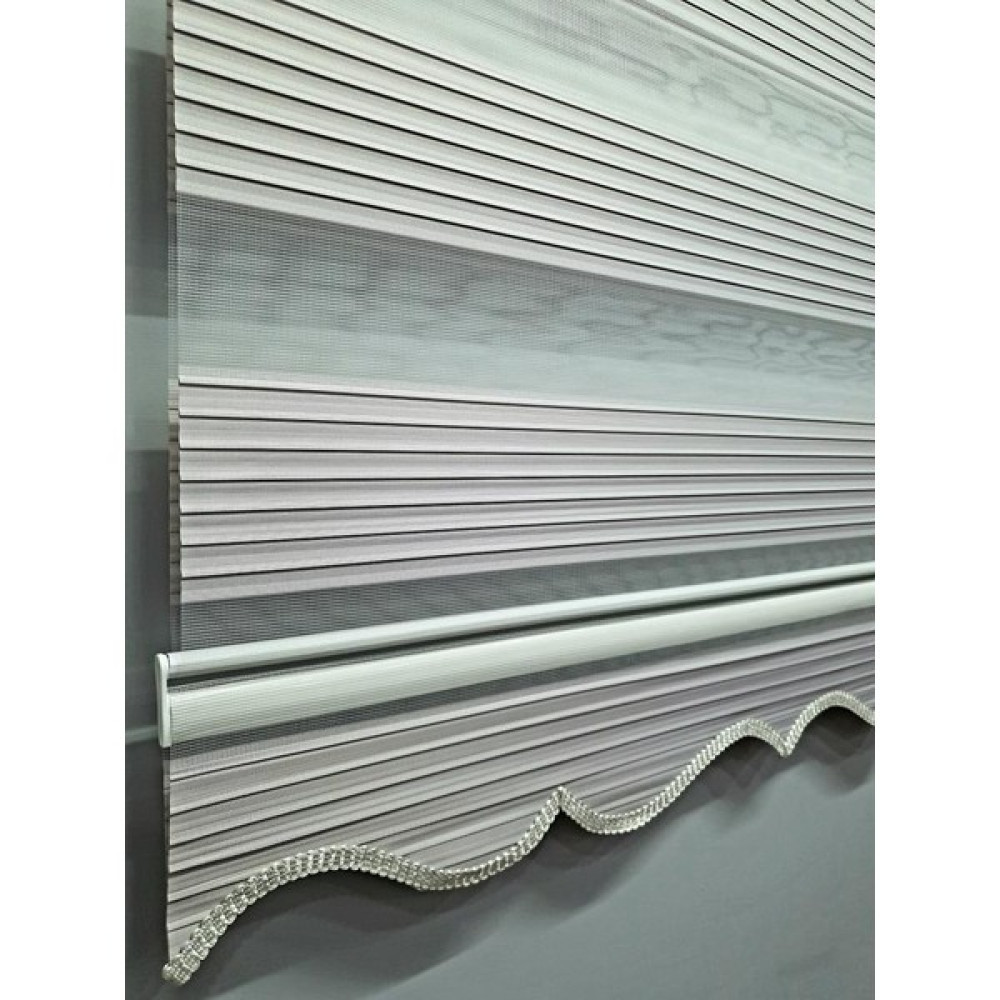 BBB Pliseli Zebra Stor Perde Sert Plastik Kasalı - Koyu Krem - 90 x 200 cm Perde Fiyatı
