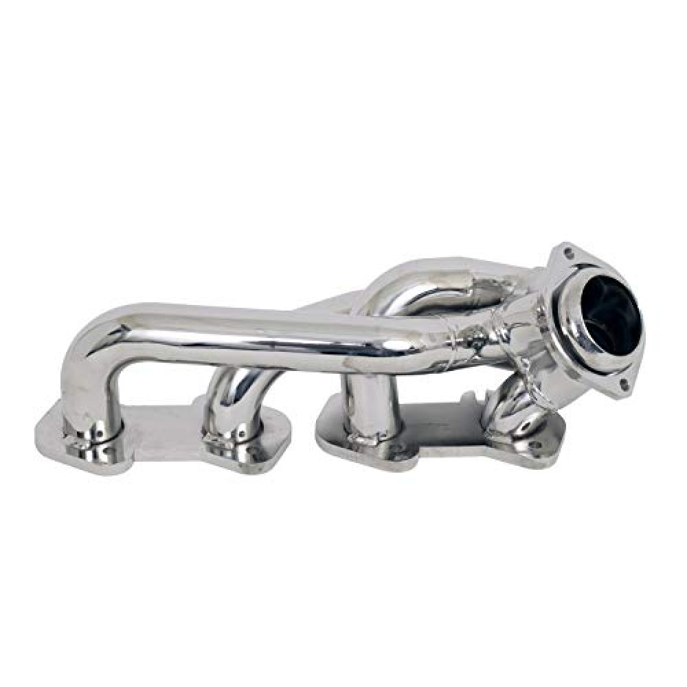 BBK 3515 1-5/8" Shorty Tuned Length Performance Exhaust Headers for Ford F Series F150 And Expedition 4.6L - Chrome Finish