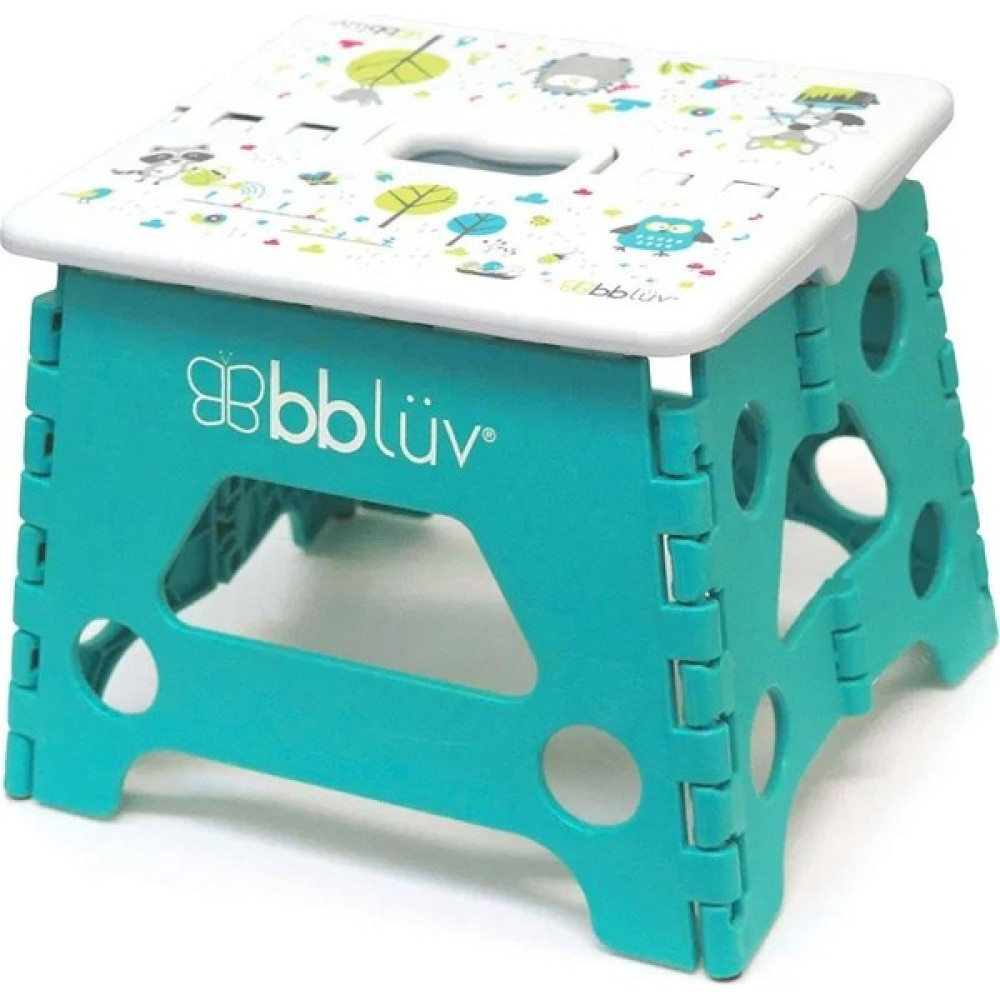 Bblüv Step Katlanabilen Eğitici Basamak Mavi - Renkli Bebek Banyo-Tuvalet Fiyatı