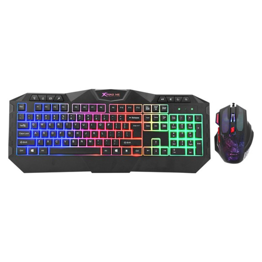 Bbox MK-852 Rgb Rainbow Işıklı Oyuncu Klavye + Mouse Set Klavye - Mouse Fiyatı