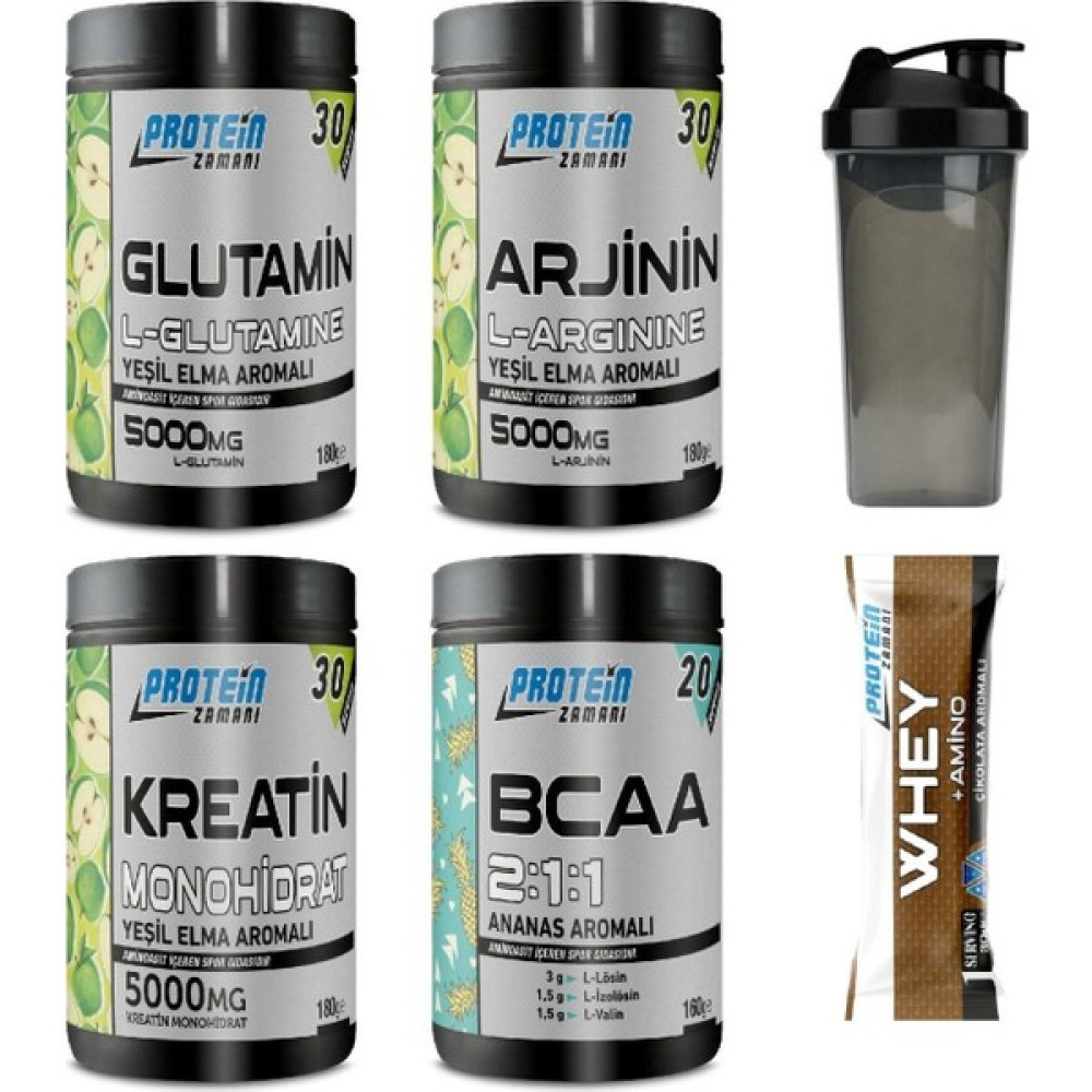 Bcaa 2:1:1 - Kreatin - L-Arjinin - L-Glutamin Paketi Amino Asit Fiyatı
