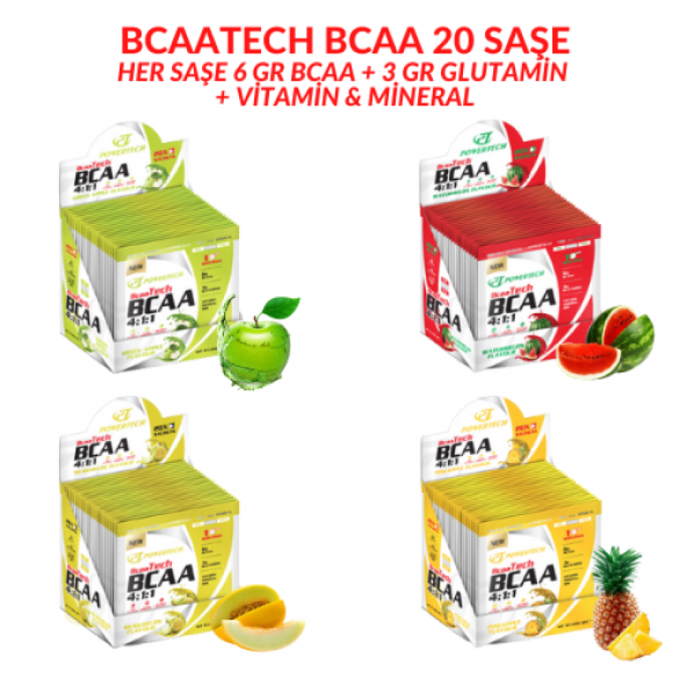 Bcaatech Bcaa 4:1:1 20 Sachets - Hızlı Ucretsız Kargo Amino Asit Fiyatı