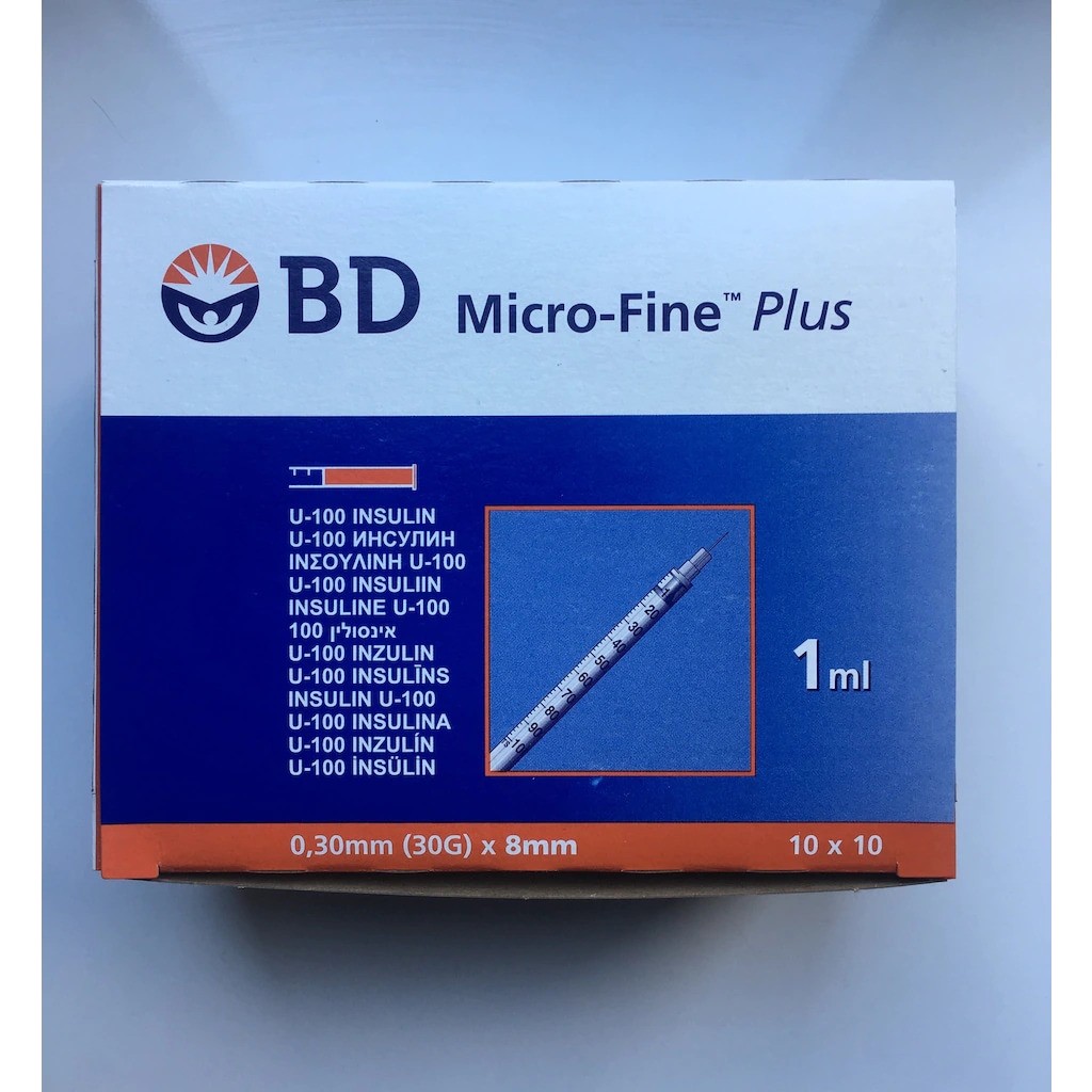 Bd Micro-Fine Insülin Enjektörü 1ml 1 Paket 100 Adet Diğer Fiyatı