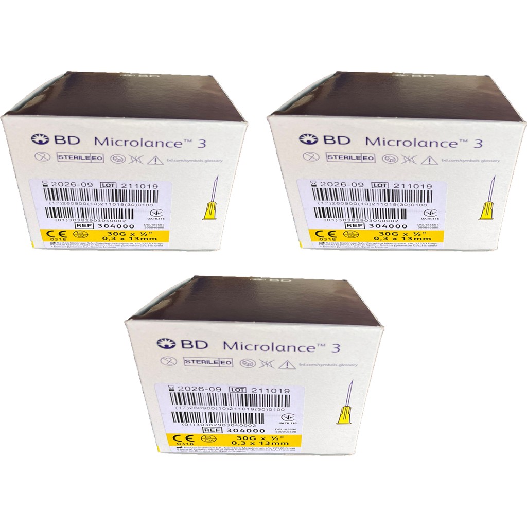Bd Microlance Mezoterapi Iğne Ucu 30G x 13MM 100 Adet X3 Kutu Diğer Fiyatı