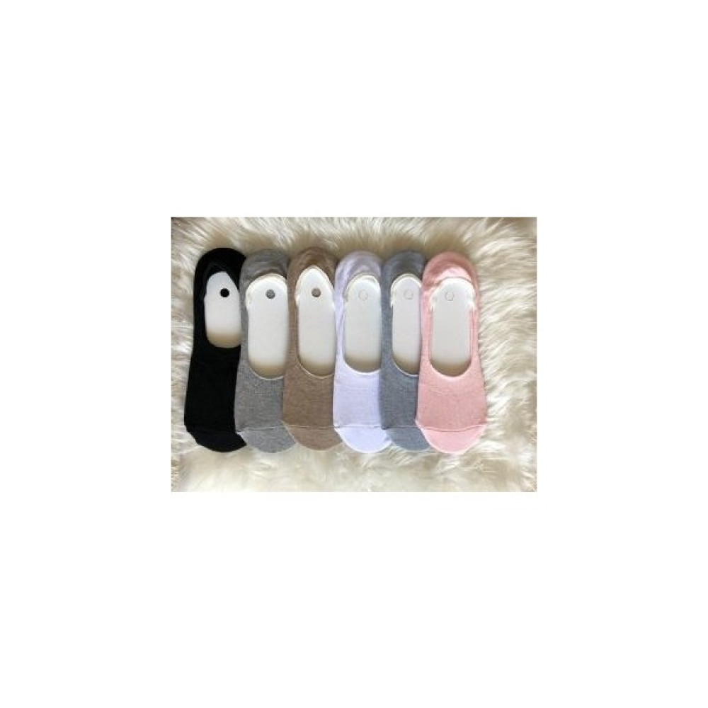 B&D Socks B&d Kadın 6'lı Silikon Baskılı Görünmez Babet Çorap Soket Çorap Fiyatı