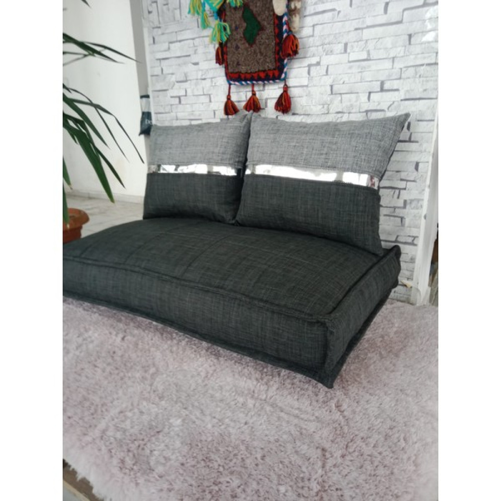 BDP Home Modern Yer Minderi - Antrasit Puf Fiyatı