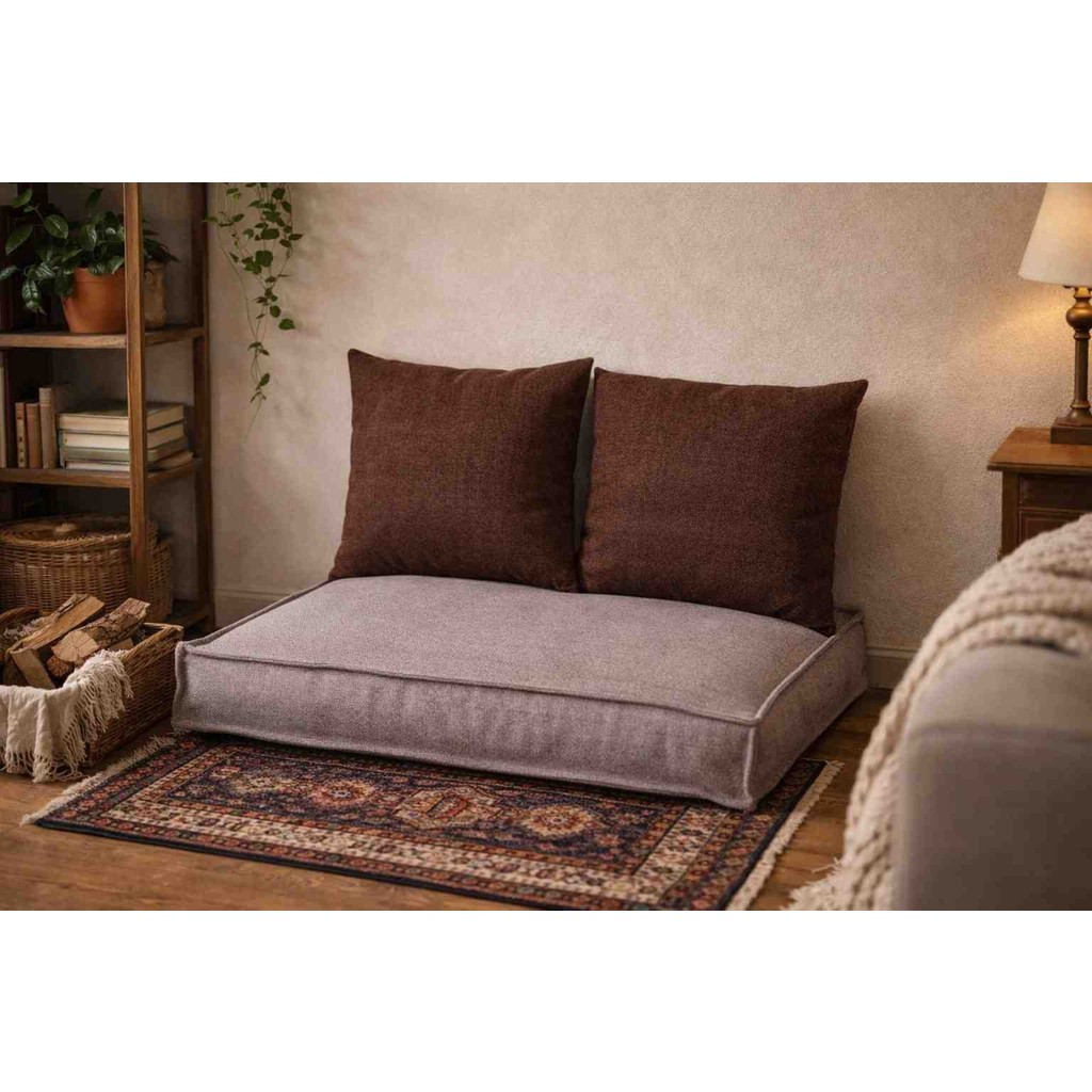 BDPHOME Yer Minderi - 100 x 60 cm - Açık Kahverengi - Krem SSD / Solid State Drive Fiyatı