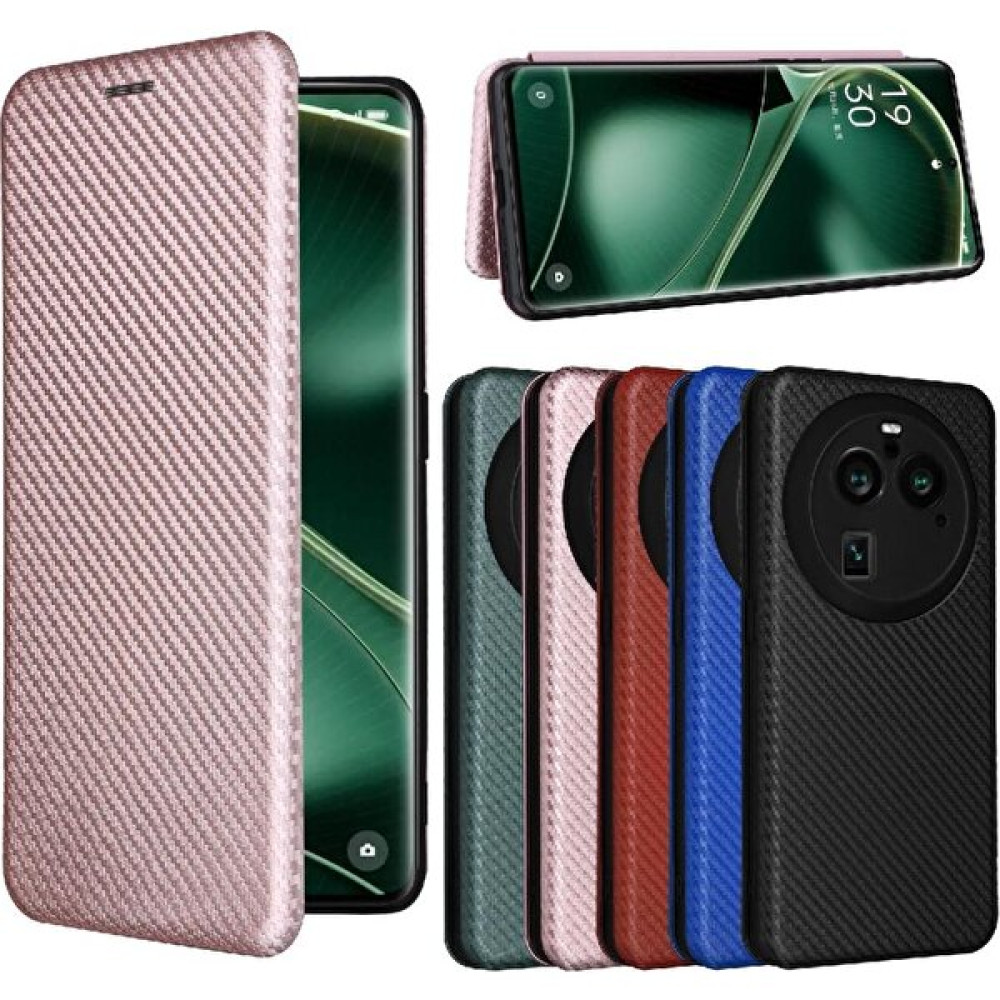 BDT Boutique Xiaomi Redmi Poco X6 Pro Manyetik Karbon Fiber Kart Ekleme Için Telefon Kılıfı (Yurt Dışından) - Açık Pembe - 1 Cep Telefonu Kılıfı Fiyatı