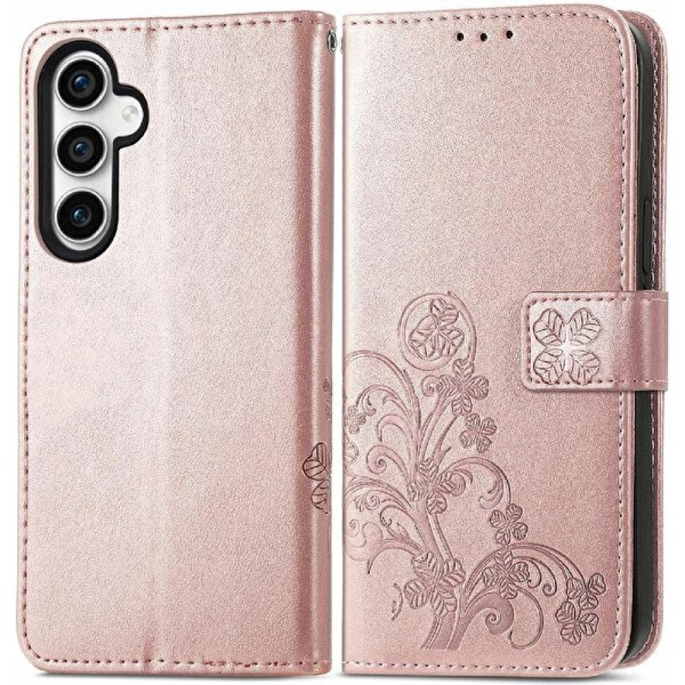 BDT Market - 9116 Samsung Galaxy S23FE Flip Kapak Için Kılıf Kısa Kayış Dört Yapraklı Yonca Durumda (Yurt Dışından) - 1 Cep Telefonu Kılıfı Fiyatı