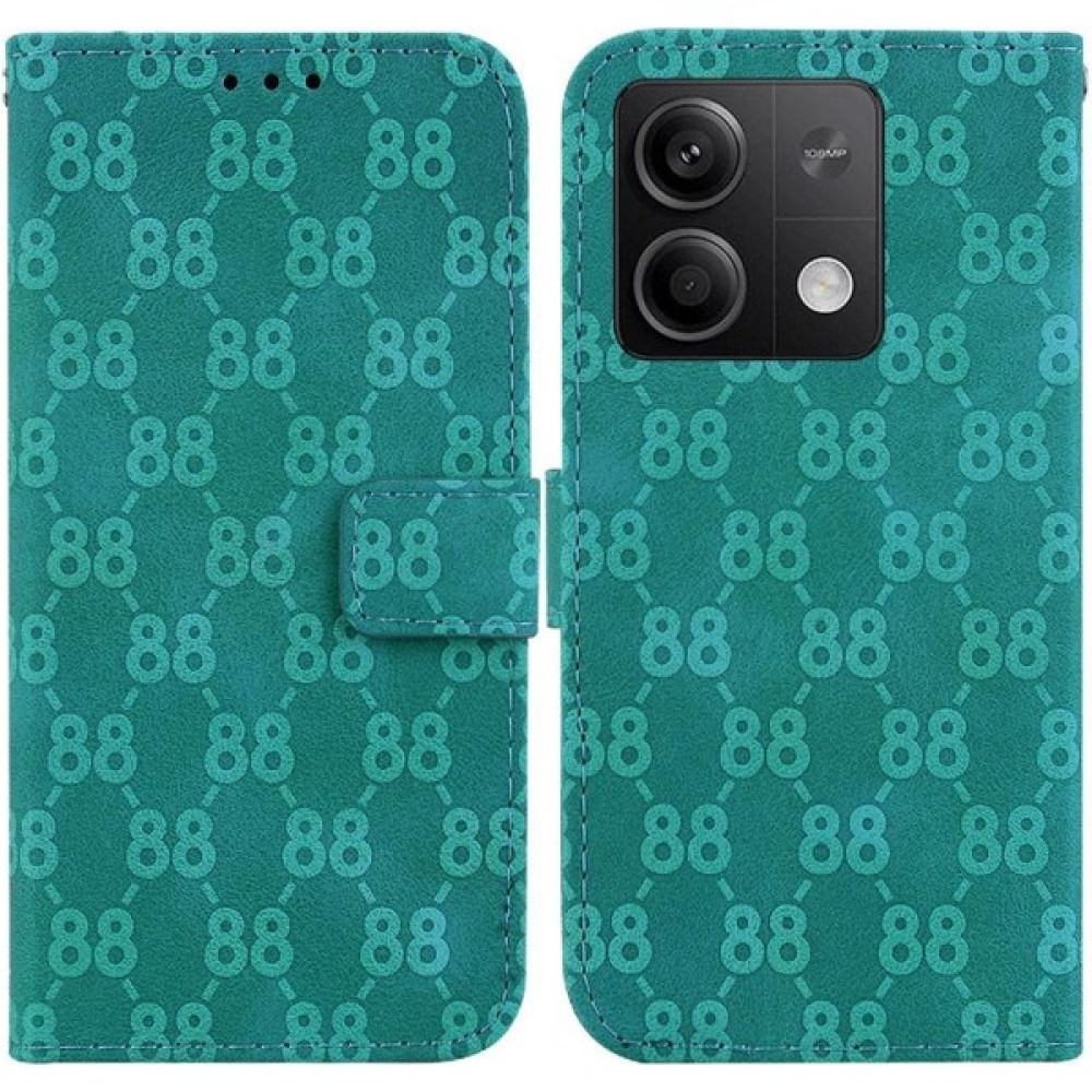 BDT Market - 9116 Telefon Kılıfı Için Xiaomi Redmi Not 13 5g Pu Deri Kart Tutucu Çift 8 (Yurt Dışından) - Yeşil - Redmi Note 13 Cep Telefonu Kılıfı Fiyatı