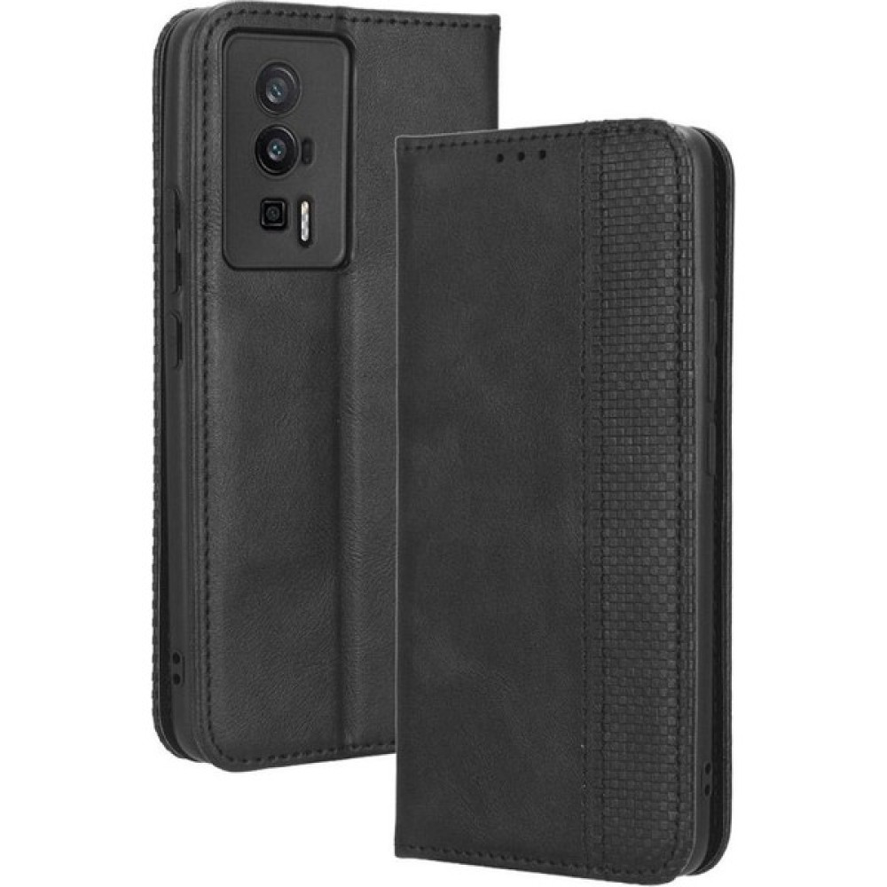 BDT Market - 9116 Xiaomi Poco F5 Pro Pu Deri Cüzdan Manyetik Kapatma Için Kılıf (Yurt Dışından) - Siyah Cep Telefonu Kılıfı Fiyatı