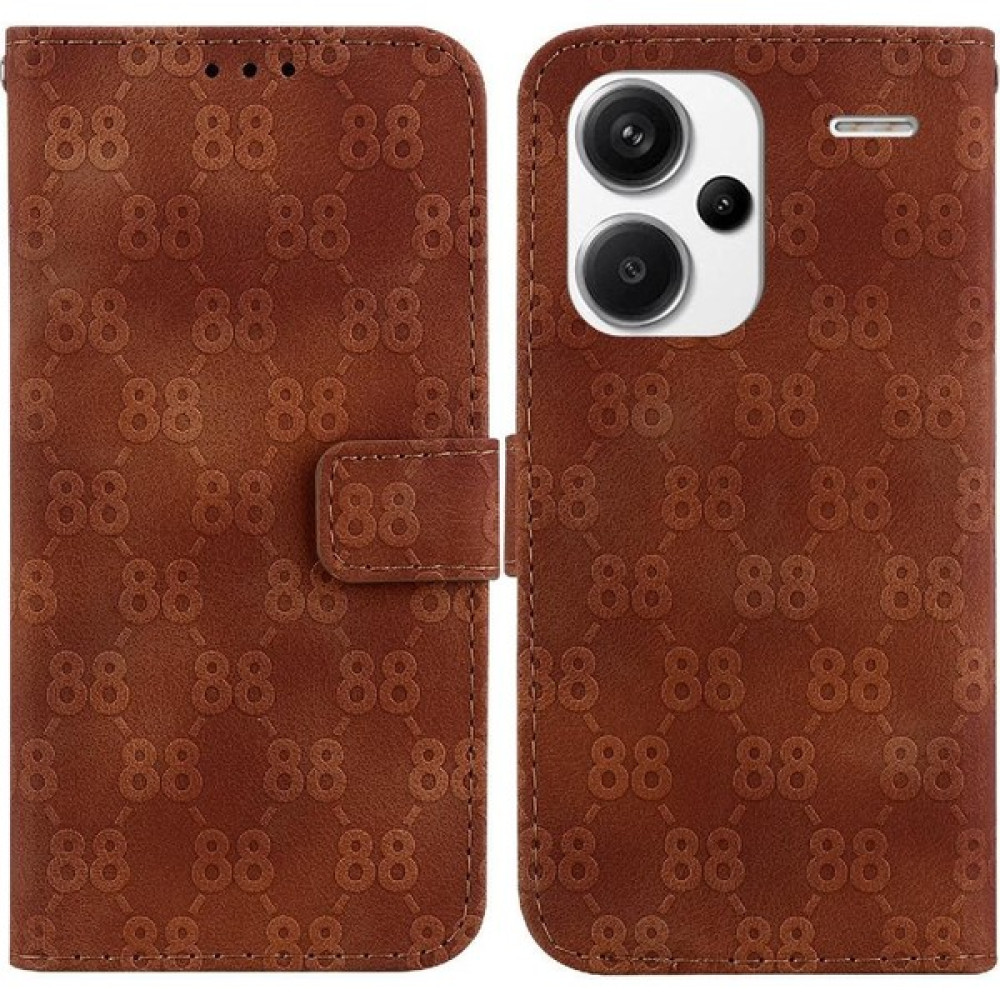 Bdt Shop Xiaomi Redmi Not 13 Pro Artı Pu Deri Kickstand Cüzdan 8 Telefon Kılıfı (Yurt Dışından) - Kahverengi - 1 Cep Telefonu Kılıfı Fiyatı