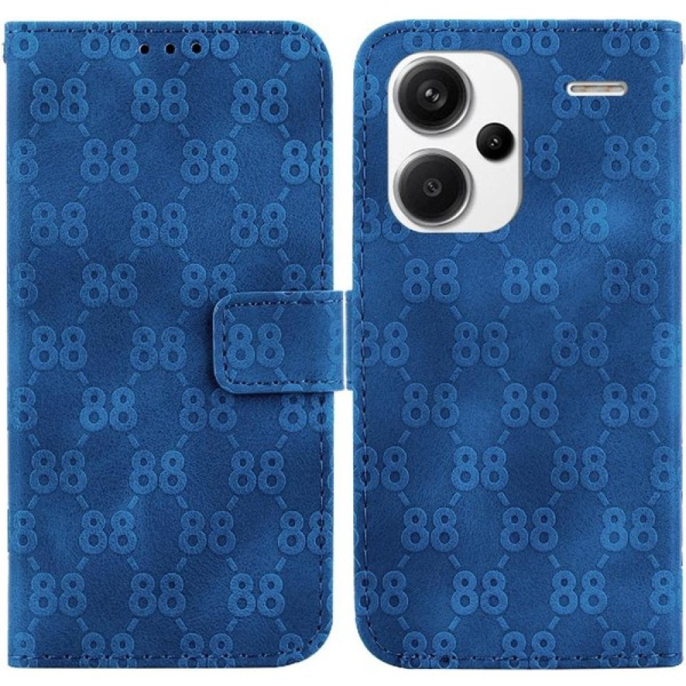 Bdt Shop Xiaomi Redmi Not 13 Pro Artı Pu Deri Kickstand Cüzdan 8 Telefon Kılıfı (Yurt Dışından) - Mavi - 1 Cep Telefonu Kılıfı Fiyatı