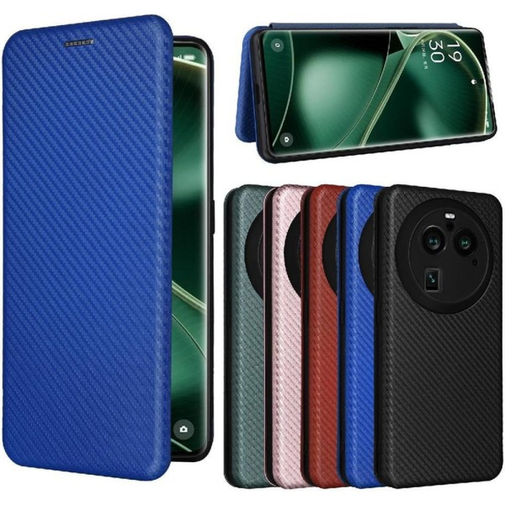 Bdt Shop Xiaomi Redmi Poco X6 Pro Manyetik Karbon Fiber Kart Ekleme Için Telefon Kılıfı (Yurt Dışından) - Mavi - 1 Cep Telefonu Kılıfı Fiyatı