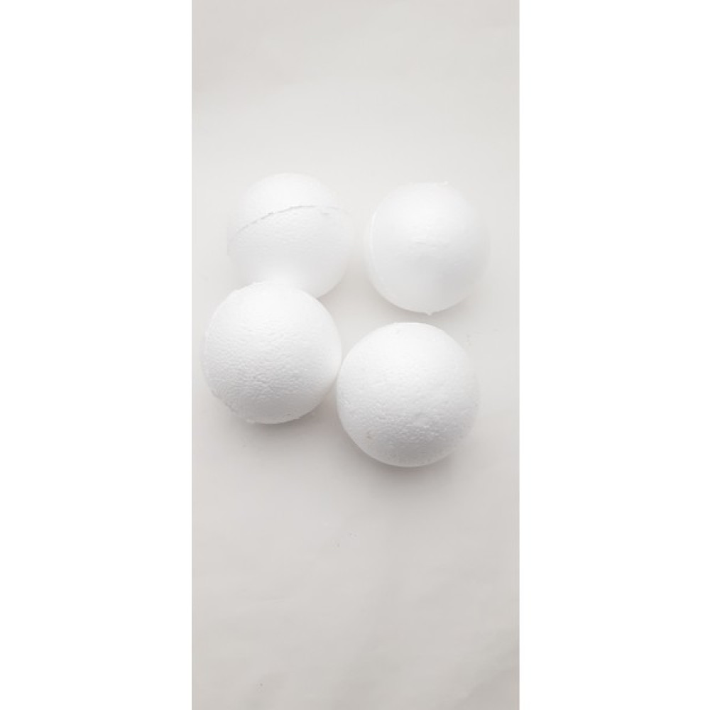 Be Beauty 8 cm Çapında 4 Adet Strafor Köpük Küre Top Sanatsal Malzemeler Fiyatı