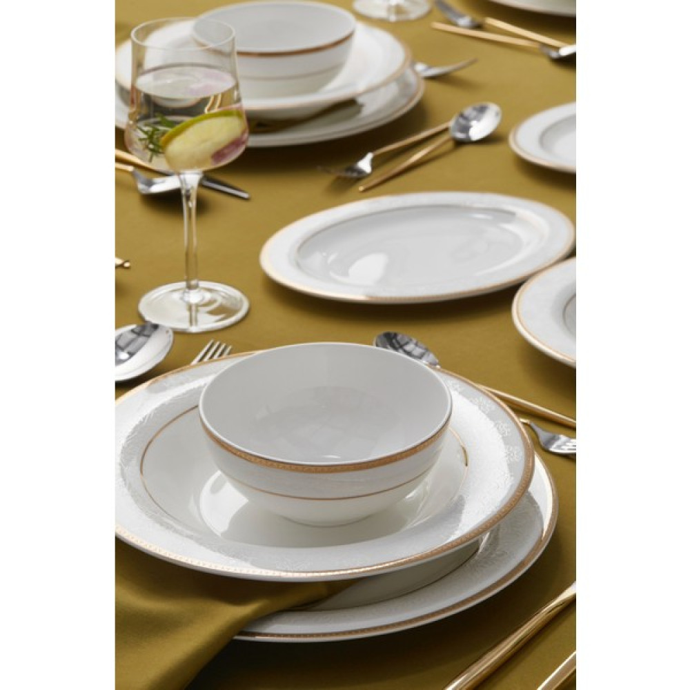 Be Original Crown Gold 60 Parça 12 Kişilik Bone China Yemek Takımı Yemek Takımı Fiyatı