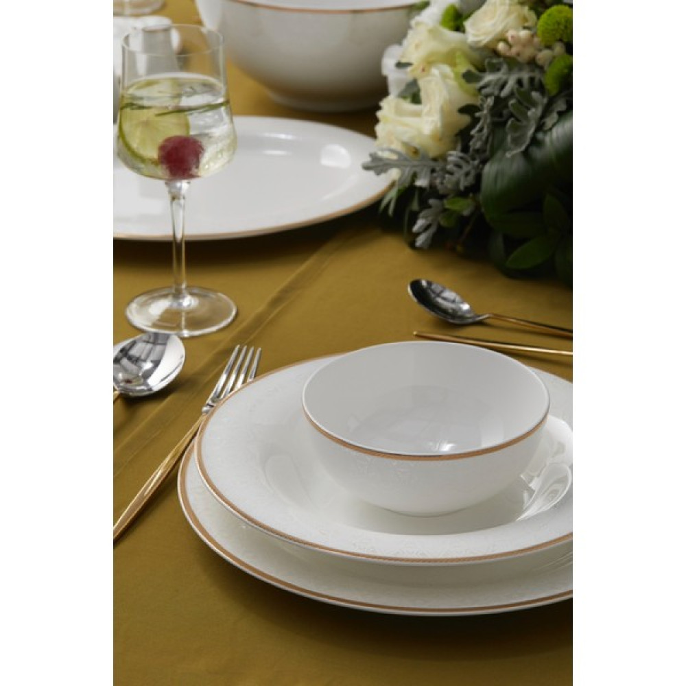 Be Original Monarch Gold 60 Parça 12 Kişilik Bone China Yemek Takımı Yemek Takımı Fiyatı