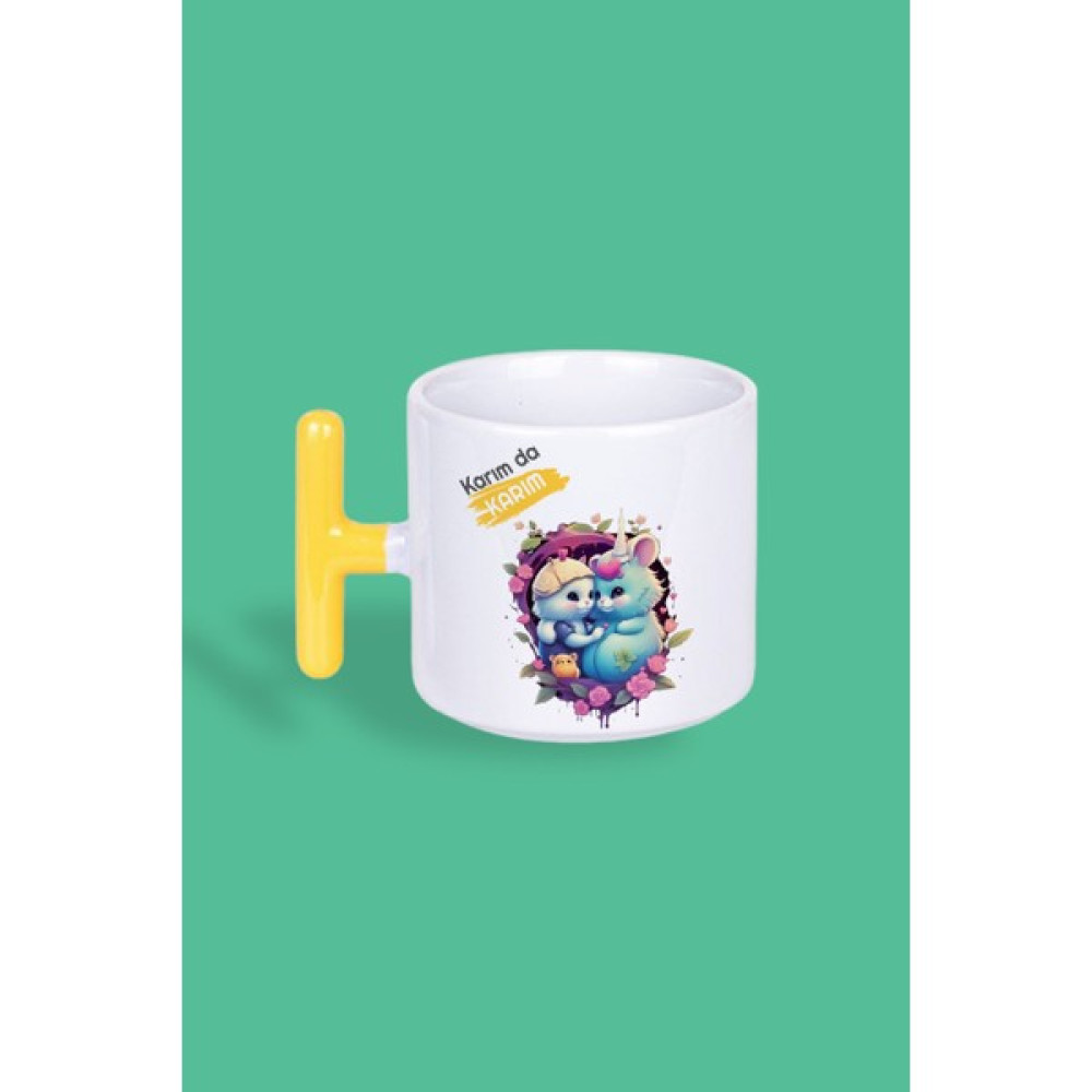 Bead Concept Sevgiliye Hediyelik Kocam Da Kocam Karım Da Karım Yazılı Kupa Bardak - Rose Fincan / Bardak / Kahve Takımı Fiyatı