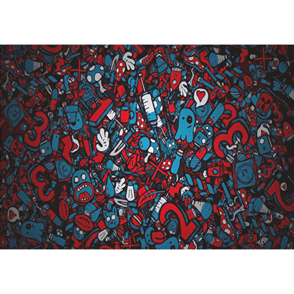 Beam Doodle Red Gaming Oyuncu Mouse Pad - Mavi Mouse Pad Fiyatı