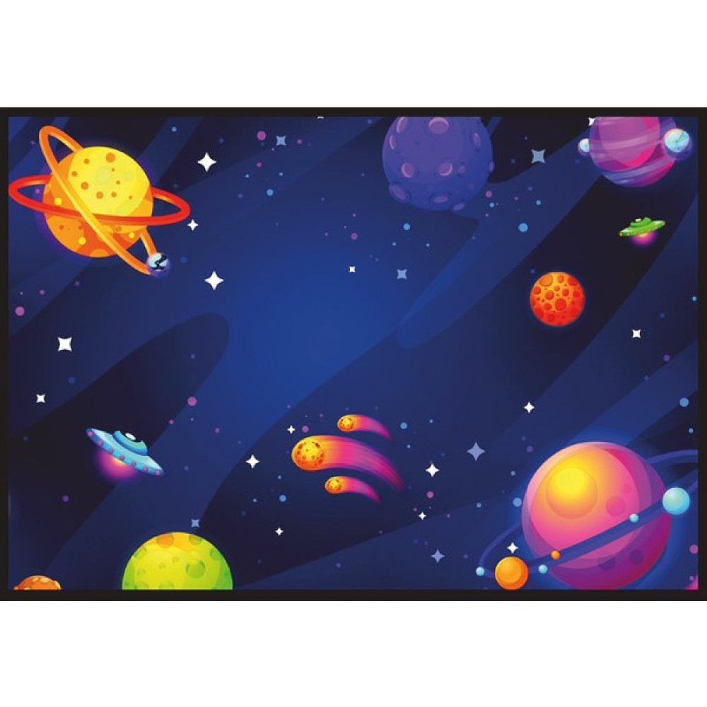 Beam Ufos Planets Gaming Oyuncu Mouse Pad - Mavi Mouse Pad Fiyatı