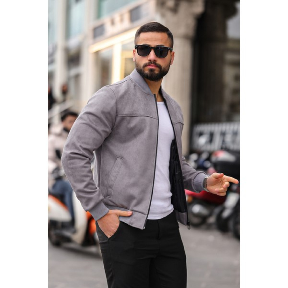 Bear Glam Erkek Süet Kolej Ceket Erkek Ceket Fiyatı