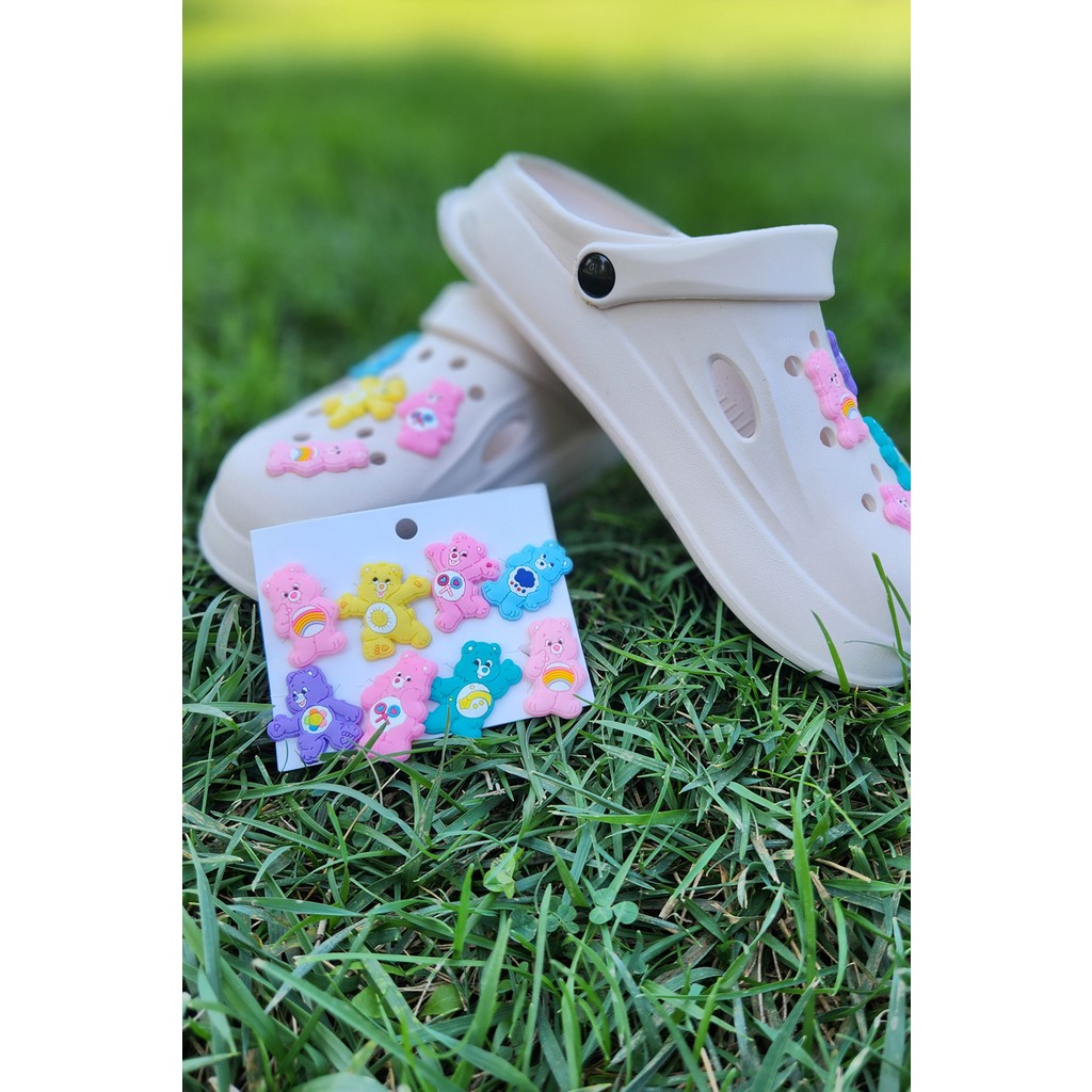 Bear & Pear Carebear Sevimli Ayıcık 8 Adet Jibbitz Terlik Aksesuarı Ayakkabılar ve Çantalar Fiyatı
