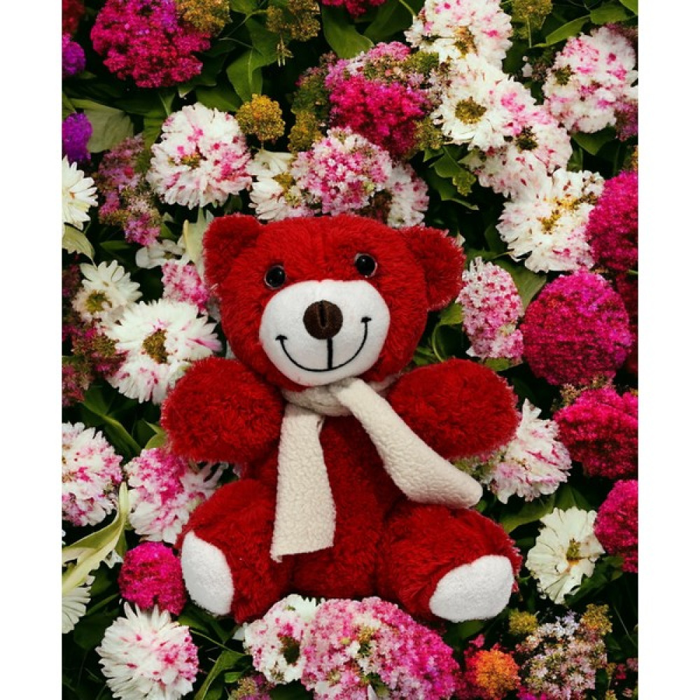 Bear Toyys Peluş Ayıcık 25 cm Oyuncak Ayı Hediyelik Ayı - Kırmızı Peluş Oyuncaklar Fiyatı