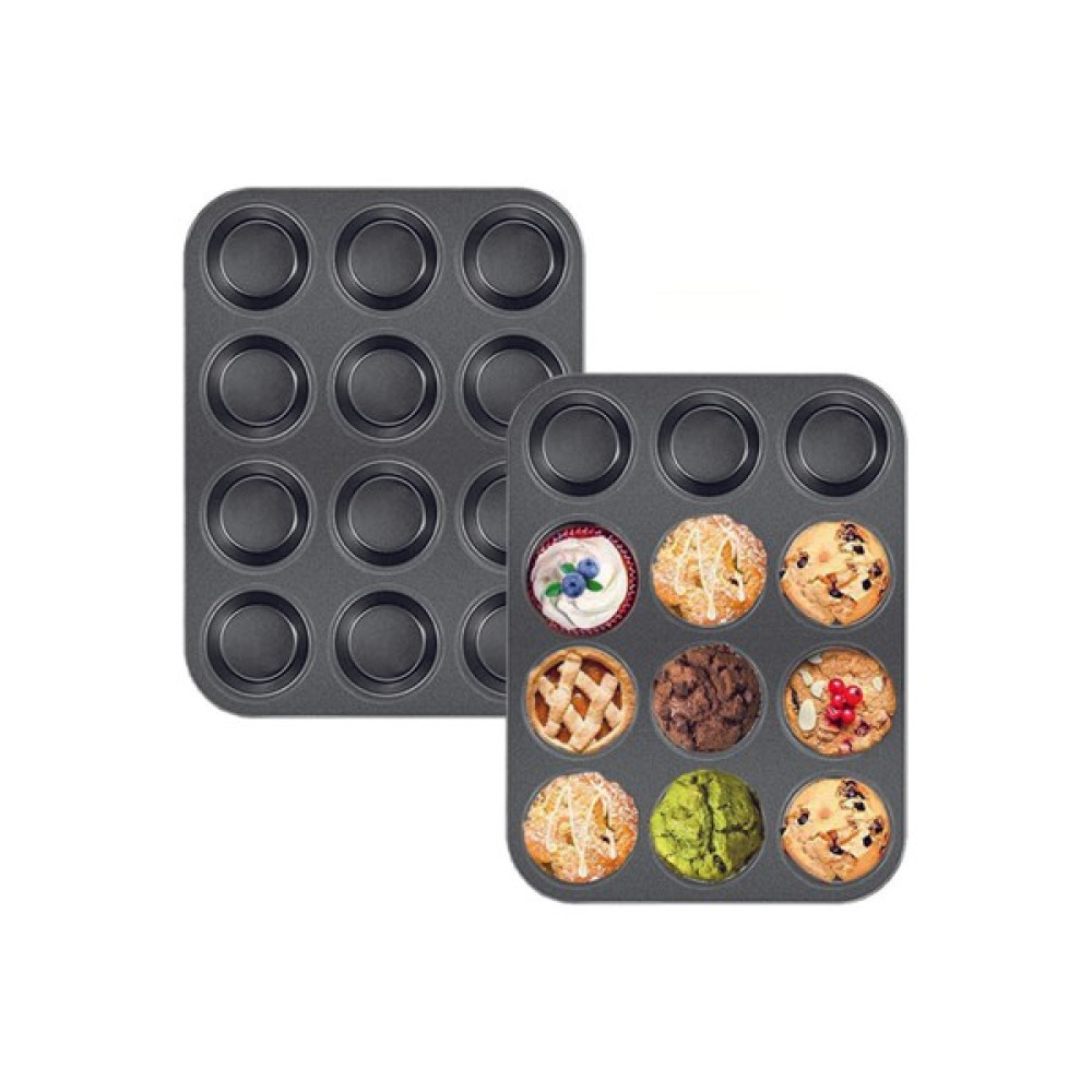 Beatitude Yanmaz Yapışmaz Muffin Kalıbı 12LI Fırın Mini Kek Browni Kekstra Kalıbı Cupcake Kapsülü Kek Kalıpları Fiyatı