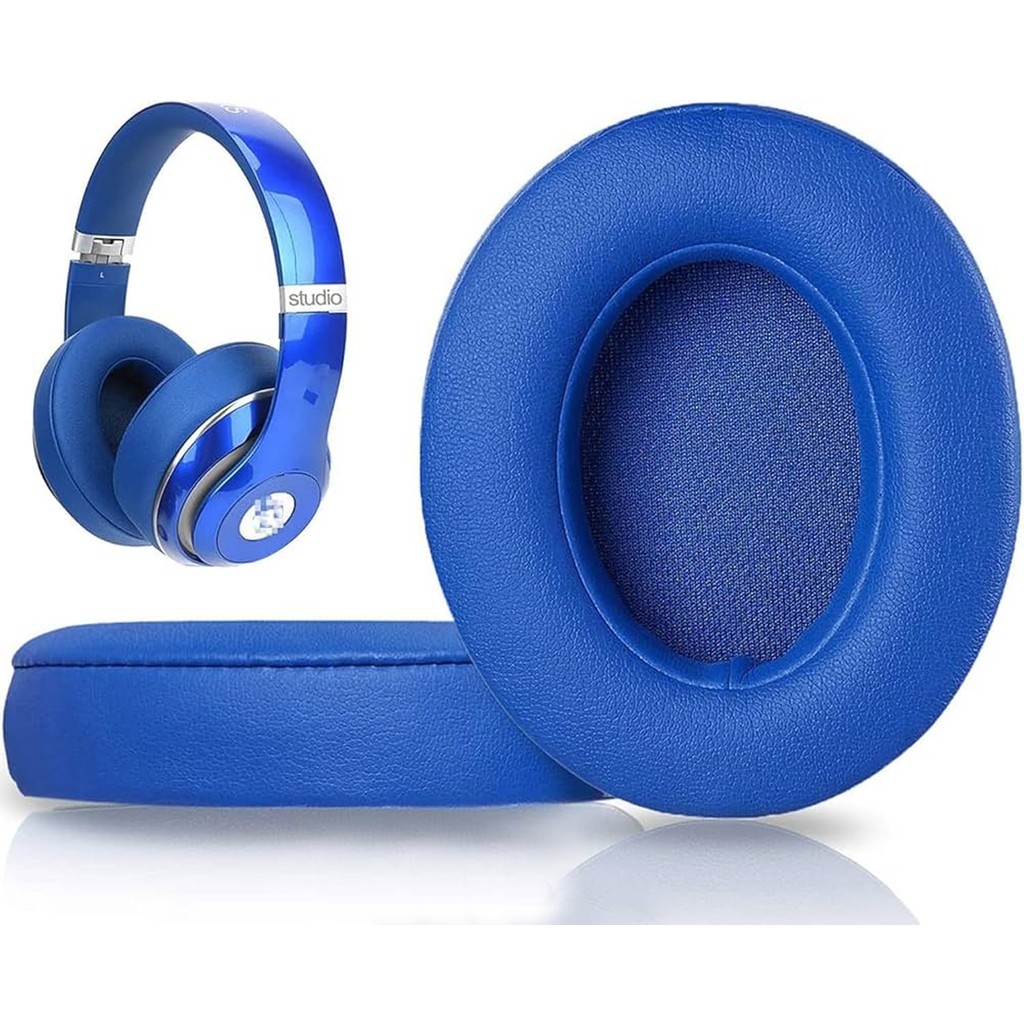 Beats Studio 2.0 ve 3.0 Uyumlu Kulaklık Pedi Studio Apl Kulaklık Süngeri Kulaklık Yastığı Köpük Yalıtım Minder Ped Yastık - Mavi Kulaklık Aksesuarı Fiyatı