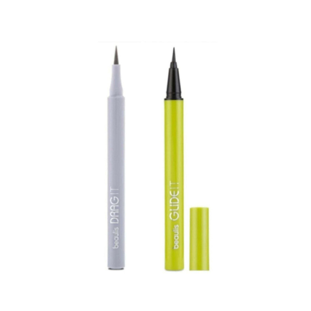 beaulis Drag It Inkpen Keçe Uçlu Eyeliner + Glide It Fırça Uçlu Eyeliner 100 Black Eyeliner Fiyatı