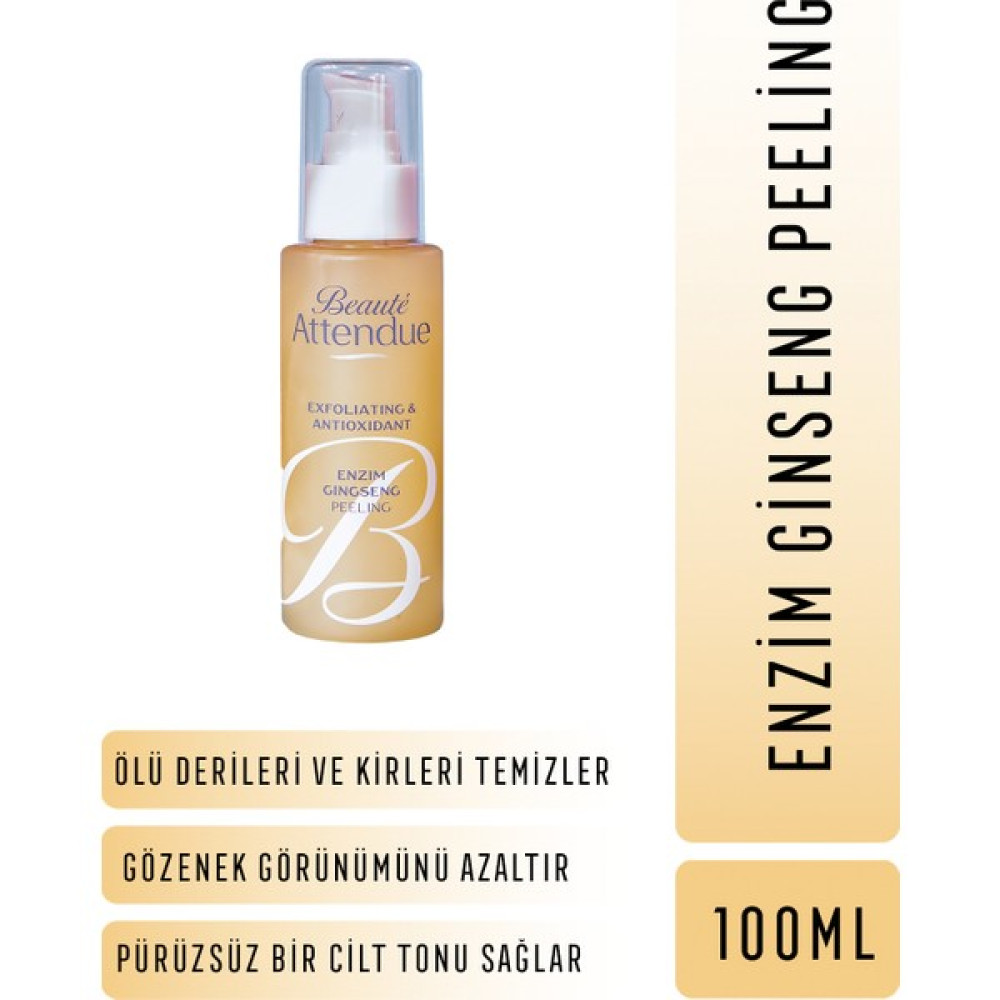 Beaute Attendue Enzim Gingseng Peeling - yüz peeling Cilt Temizleme ve Peeling Fiyatı