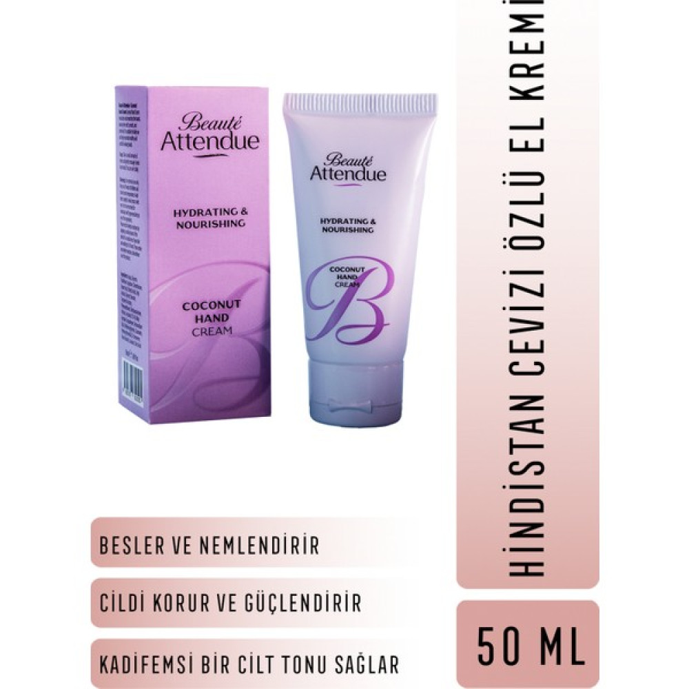 Beaute Attendue Hindistan Cevizi Özlü El Kremi 50 ml - EL KREMİ El Bakımı Fiyatı