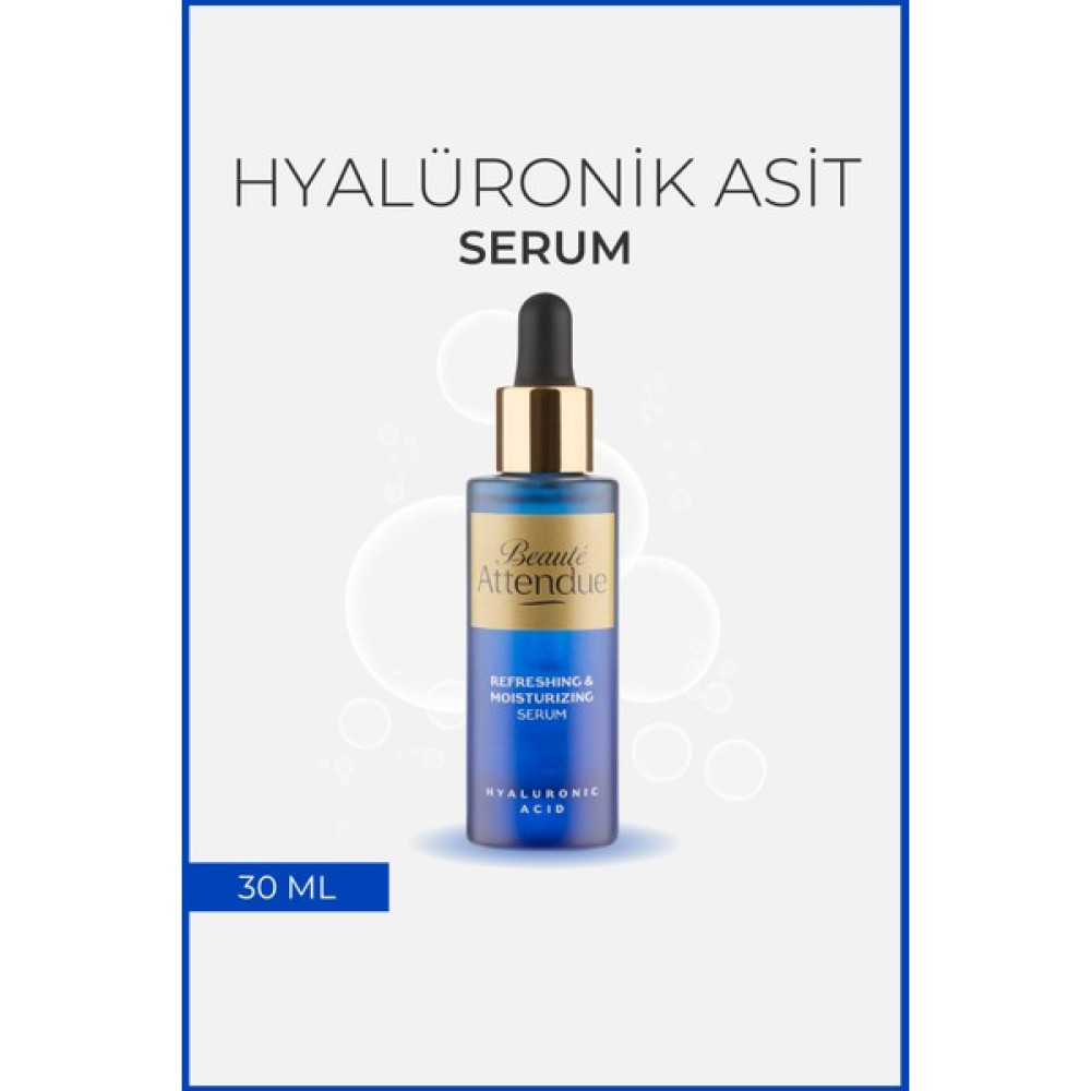 Beaute Attendue Hyaluronik Asit Yoğun Nemlendirici, Canlandırıcı Serumu (HYALURONİK ASİT %3) - hyaluronik Asit Serum Oto Boyaları Fiyatı