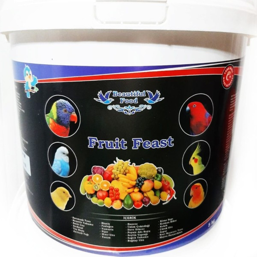 Beautiful Food Meyveli Kuş Maması 5 kg Oto Boyaları Fiyatı