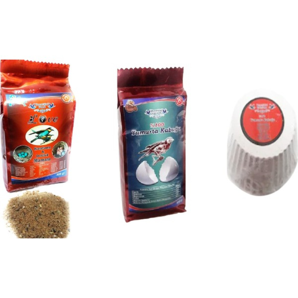 Beautiful Food Muhabbet Kuşları ve Tropikal Kuşlar Için Kızıştırma & Dölülük Maması 500GR+YUMURTA Kabuğu 500 gr Oto Boyaları Fiyatı