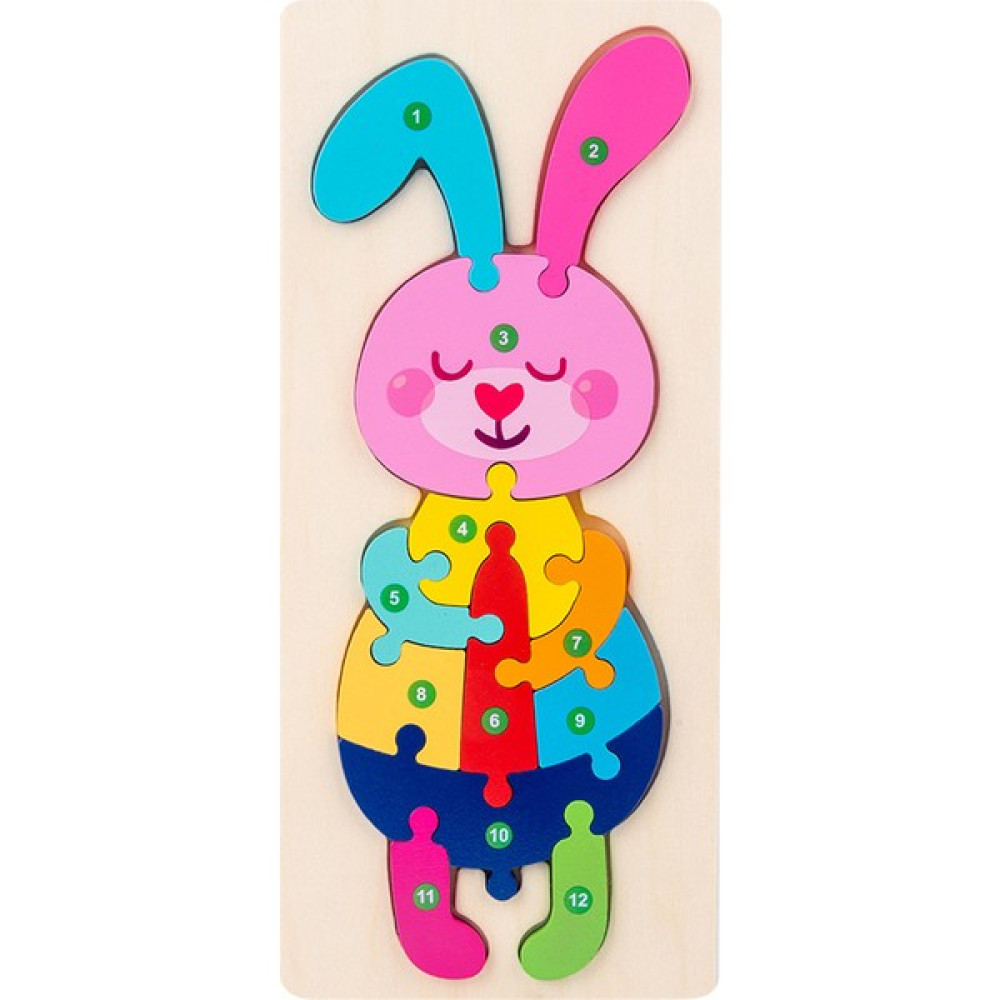 Beautifyy Ahşap 3D Üç Boyutlu Dinozor Yapboz Oyuncak Hayvan Jigsaw Bulmaca Çocuklar Bulma Bulma Bulma Bebek Yapı Taşları (Yurt Dışından) - Mavi Bebek Oyuncakları Fiyatı