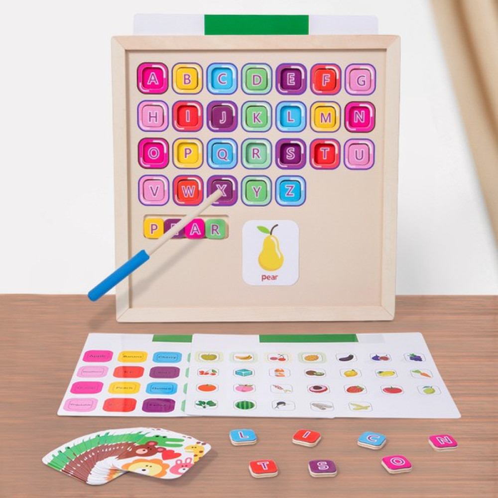 Beautifyy Ahşap Manyetik Bulma Çocuklar Montessori Erken Eğitim Ingilizce Alfabe Kartları Bebek Bulma Kelime Bina Taşları Oyuncaklar (Yurt Dışından) Bebek Oyuncakları Fiyatı
