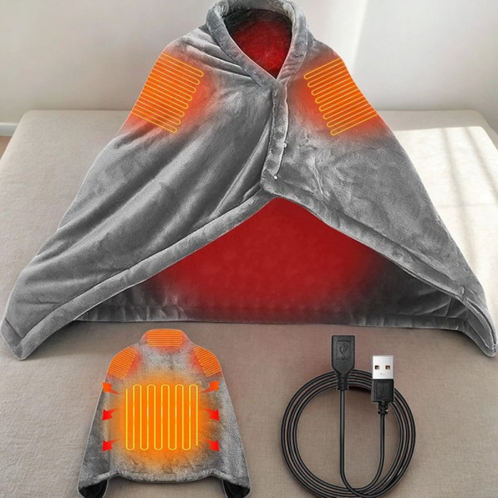 Beautifyy Araç Elektrikli Battaniye 12V24V Tek Araba Araç Kamyonu Uyuyan Isıtma Ped USB Elektrikli Battaniye Elektrik Yorgan (Yurt Dışından) - Beyaz Elektrikli Battaniyeler Fiyatı