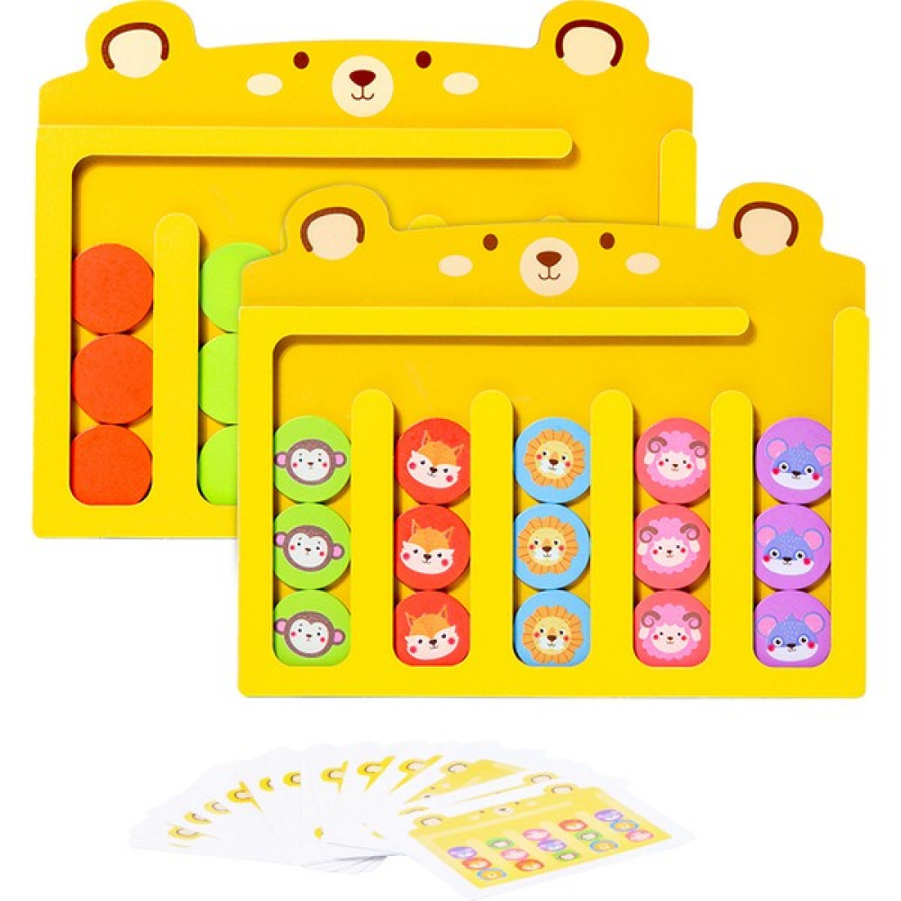 Beautifyy Çocuklar Eğitim Dört Renkli Yürüyüş Satranç 0-3 Yaşında 1 Bebek Montessori Erken Eğitim Oyuncakları Ahşap (Yurt Dışından) - Sarı Bebek Oyuncakları Fiyatı