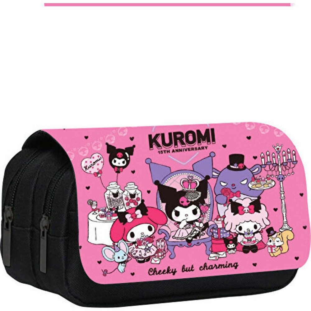 Beautifyy Kuromi Karikatür Çift Katmanlı Kalem Kılıfı Kuromi Sevimli Çevrede Büyük Kapasiteli Kalem Kılıf Kılıf Kılıf (Yurt Dışından) - Kırmızı Gül Kalemlik (Kalem Kutusu) Fiyatı