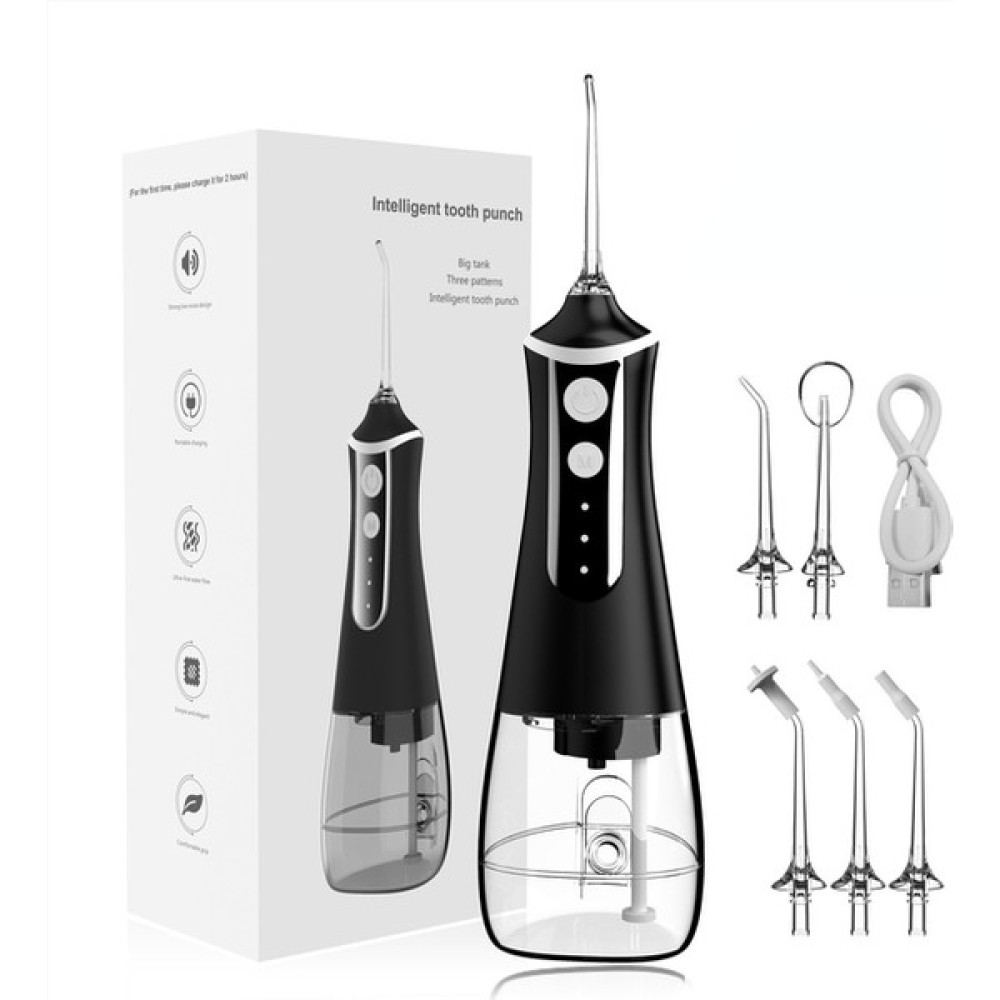 Beautifyy Oral Irrigator Diş Ölçekleyici 4 Hız Ayarı Diş Duşu Taşınabilir Diş Su Jeti 300 ml Ipx6 Su Geçirmez Diş Temizleyici (Yurt Dışından) - Siyah Şarjlı Diş Fırçası ve Aksesuarları Fiyatı