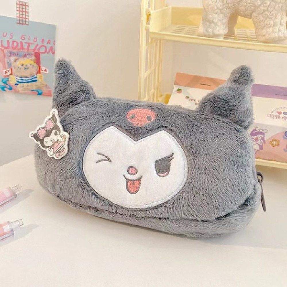 Beautifyy Peluş Kawaii Kalem Çanta Kırtasiye Çantası Sevimli Kırtasiye Kutusu Kızlar Karikatür Kırtasiye Kutusu Okul Malzemeleri (Yurt Dışından) - Gri Kalemlik (Kalem Kutusu) Fiyatı