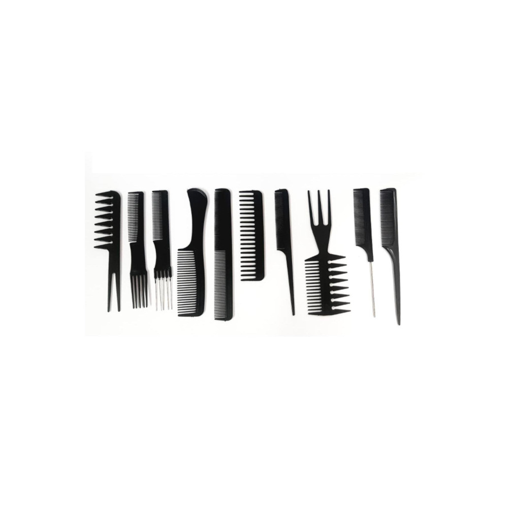 Beauty Care 10lu Profesyonel Kuaför Tarağı - Berber Tarağı Çantalı Set Saç Fırçası ve Tarağı Fiyatı